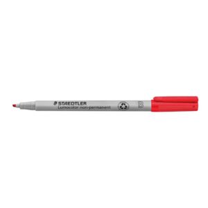 Feinschreiber Universalstift Lumocolor® - non-permanent, B, rot