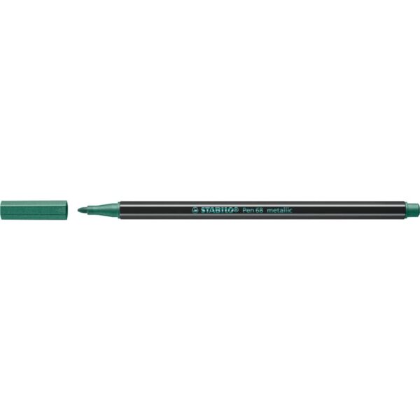 Premium Metallic-Filzstift - Pen 68 metallic - Einzelstift - metallic grün
