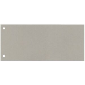 Trennstreifen - 190 g/qm Karton, grau, 100 Stück