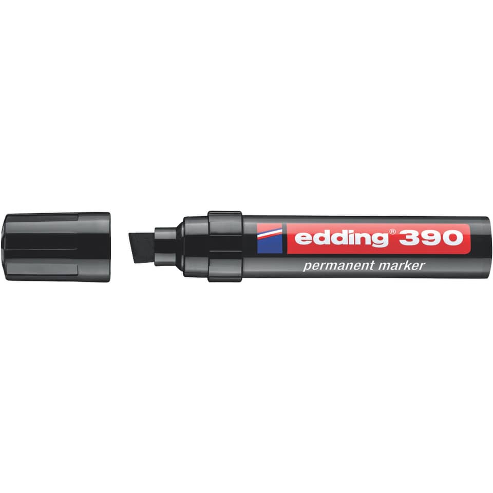 390 Permanentmarker - nachfüllbar, ca. 4 - 12 mm, schwarz
