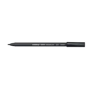 1255 Kalligrafie Stift - Fasermaler, 2,0 mm, schwarz