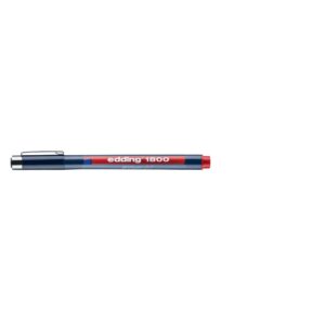 1800 Faserzeichner profipen - 0,7 mm, rot