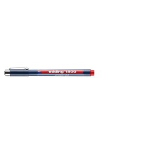 1800 Faserzeichner profipen - 0,35 mm, rot