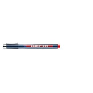 1800 Faserzeichner profipen - 0,25 mm, rot