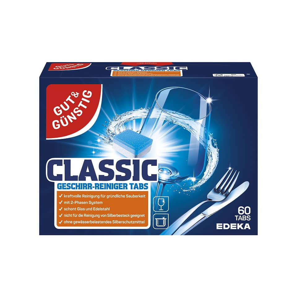 Geschirrspültabs - 60 Stück