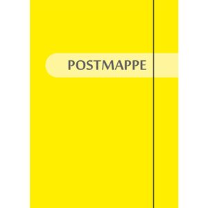 Sammelmappe "Postmappe" - A4, gelb