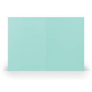 Briefkarte Paperado - A6, 220 g/qm, doppelt, hoch, planliegend, karibik gerippt