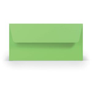 Briefhülle Paperado - DL, 100 g/qm, apple gerippt, Seidenfutter