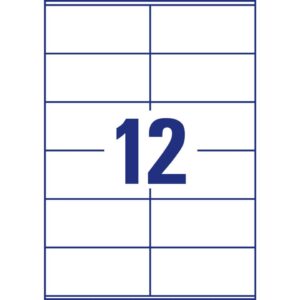 6175 Universal-Etiketten ultragrip - 105 x 48 mm, weiß, 360 Etiketten, permanent