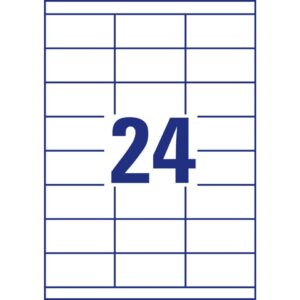 3664 Universal-Etiketten ultragrip - 70 x 33,8 mm, weiß, 2.400 Etiketten, permanent