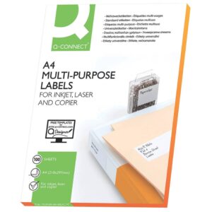 Inkjet+Laser+Kopier-Etiketten - 105,0x42,3 mm, weiß, 1400 Stück/100
