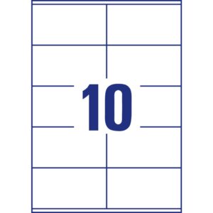 3425 Universal-Etiketten ultragrip - 105 x 57 mm, weiß, 1.000 Etiketten, permanent