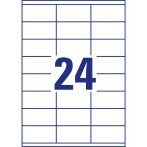 3422 Universal-Etiketten ultragrip - 70 x 35 mm, weiß, 2.400 Etiketten, permanent