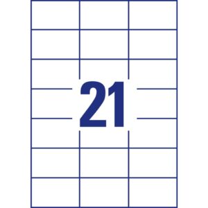 6174 Universal-Etiketten ultragrip - 70 x 42,3 mm, weiß, 630 Etiketten, permanent