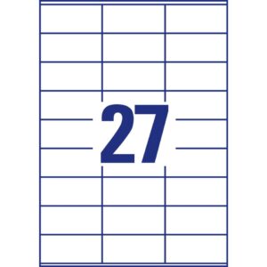 3479 Universal-Etiketten ultragrip - 70 x 32 mm, weiß, 2.700 Etiketten, permanent