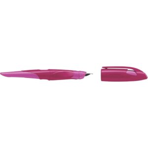 Schulfüller EASYbirdy® - Linkshänder Feder M, beere/pink, inkl. Patrone