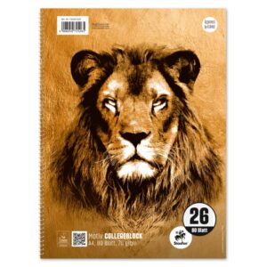 Collegeblock LIN 26 - A4, 80 Blatt, 70 g/qm, sortiert