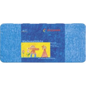 Wachsmalblöcke - 16 Farben