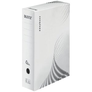 6132 Archivbox easyboxx - A4, 100 mm, Wellpappe (RC), weiß