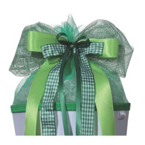 Schultütenschleife LED Green Lights - gebunden