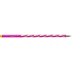 Schmaler Dreikant-Bleistift für Linkshänder - EASYgraph S in pink - Einzelstift - Härtegrad HB