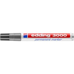 3000 Permanentmarker - nachfüllbar, 1,5 - 3 mm, grau