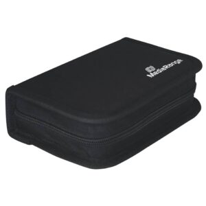 Archivierungsmappe für 6 USB-Speichersticks und 3 SD Speicherkarten, Nylon, schwarz