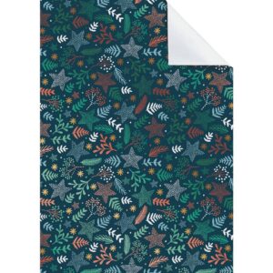 Weihnachts-Metallicpapier, 50x70cm