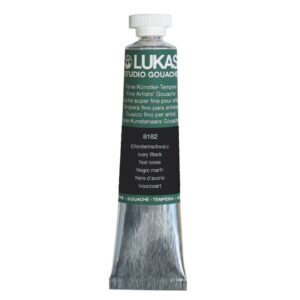 Gouachefarbe STUDIO - 20 ml, Elfenbeinschwarz