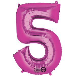 Folienballon XXL 5 - rosa