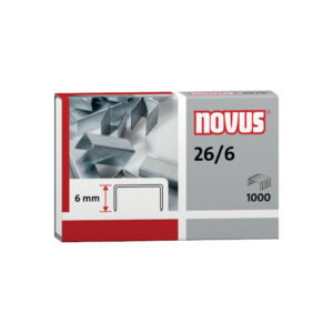 Heftklammern Nr. 26/6 - Stahldraht, verzinkt, 1000 Stück