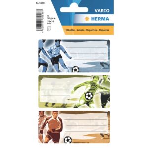 5598 Schuletiketten - Fussball