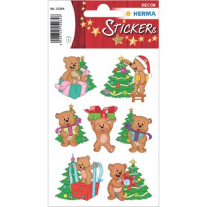 15264 Sticker DECOR Weihnachtsbären