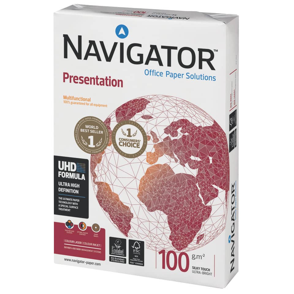 Kopierpapier Presentation - A4, 100 g/qm, weiß, 500 Blatt