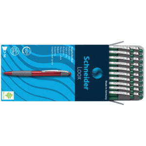 Druckkugelschreiber Loox - M, grün (dokumentenecht)