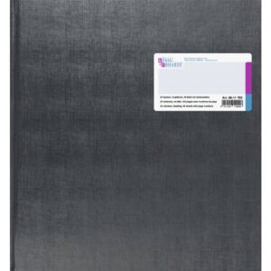 Spaltenbuch Kopfleisten-Ausführung - Überformat (27,7 x 25,5 cm), 20 Spalten, 96 Blatt, 32 Zeilen, grau