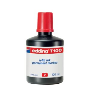 T 100 Nachfülltinte - 100 ml, rot