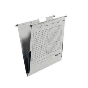 Hängetasche UniReg - A4, 230 g/qm, Manila-RC-Karton, mit Leinenfrösche, grau