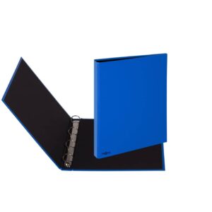 Ringbuch Basic Colours - A4, 4-Ring, Ring-Ø 25mm, blau