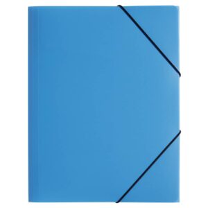 Gummizugmappe Lucy Colours - A4, PP, hellblau transluzent