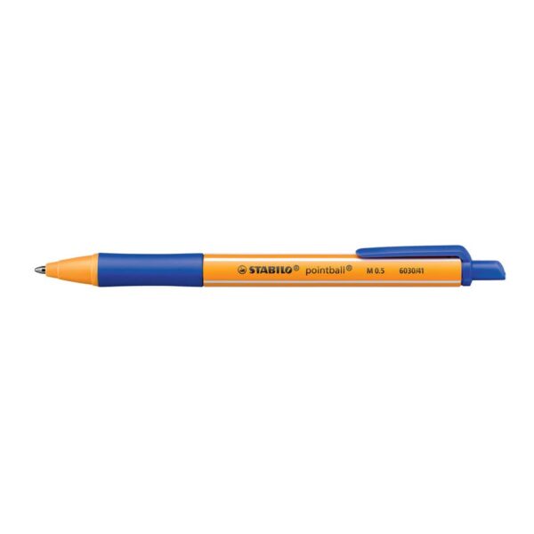 Kugelschreiber pointball® - 0,5 mm, Druckmechanik, blau