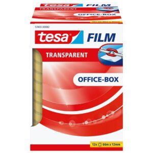 Klebefilm Office Box - transparent, 12 mm x 66 m, 12 Rollen
