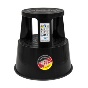 Rollhocker Kunststoff Step schwarz