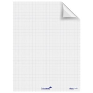 Schreibfolie Magic-Chart flipchart - 60 x 80 cm, 25 Blatt, weiß, kariert