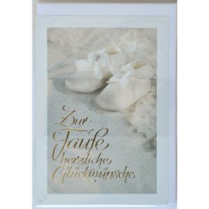 Taufkarte - inkl. Umschlag