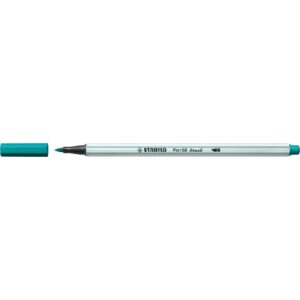 Premium-Filzstift Pinselspitze Pen 68 brush - Einzelstift - türkisblau