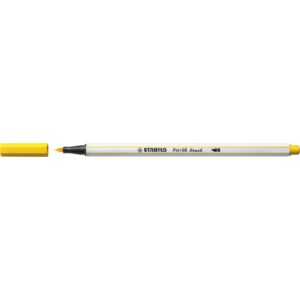 Premium-Filzstift Pinselspitze Pen 68 brush - Einzelstift - gelb