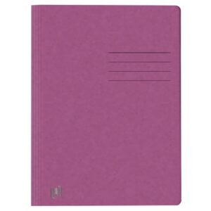 Schnellhefter TOP FILE+ - A4, Karton 390g/qm, kfm. und Amtsheftung, violett