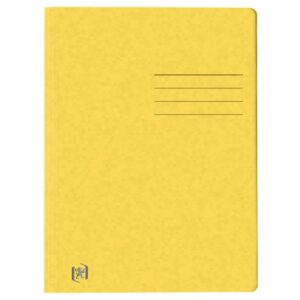 Schnellhefter TOP FILE+ - A4, Karton 390g/qm, kfm. und Amtsheftung, gelb