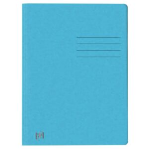 Schnellhefter TOP FILE+ - A4, Karton 390g/qm, kfm. und Amtsheftung, aqua